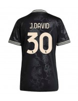 Juventus Jonathan David #30 Kolmaspaita Naisten 2025-26 Lyhythihainen